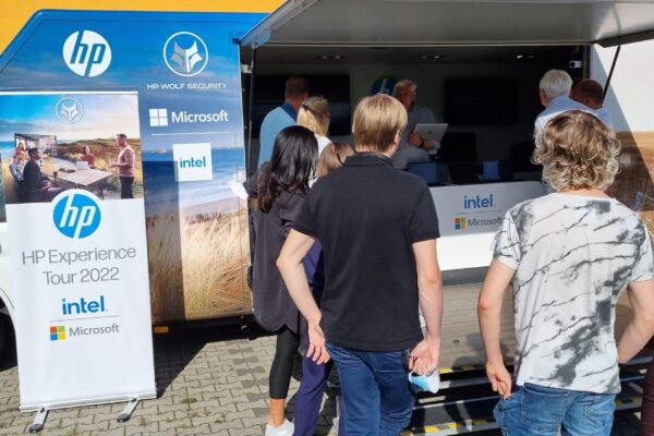 Der HP Truck auf den HP Experience Days 2022.