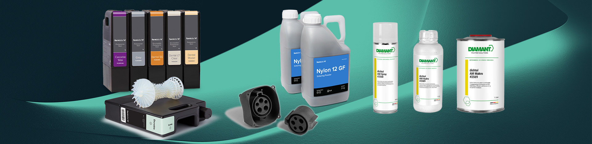 Bild von Resin Cartridges, Nylon Pulver, dichtol
