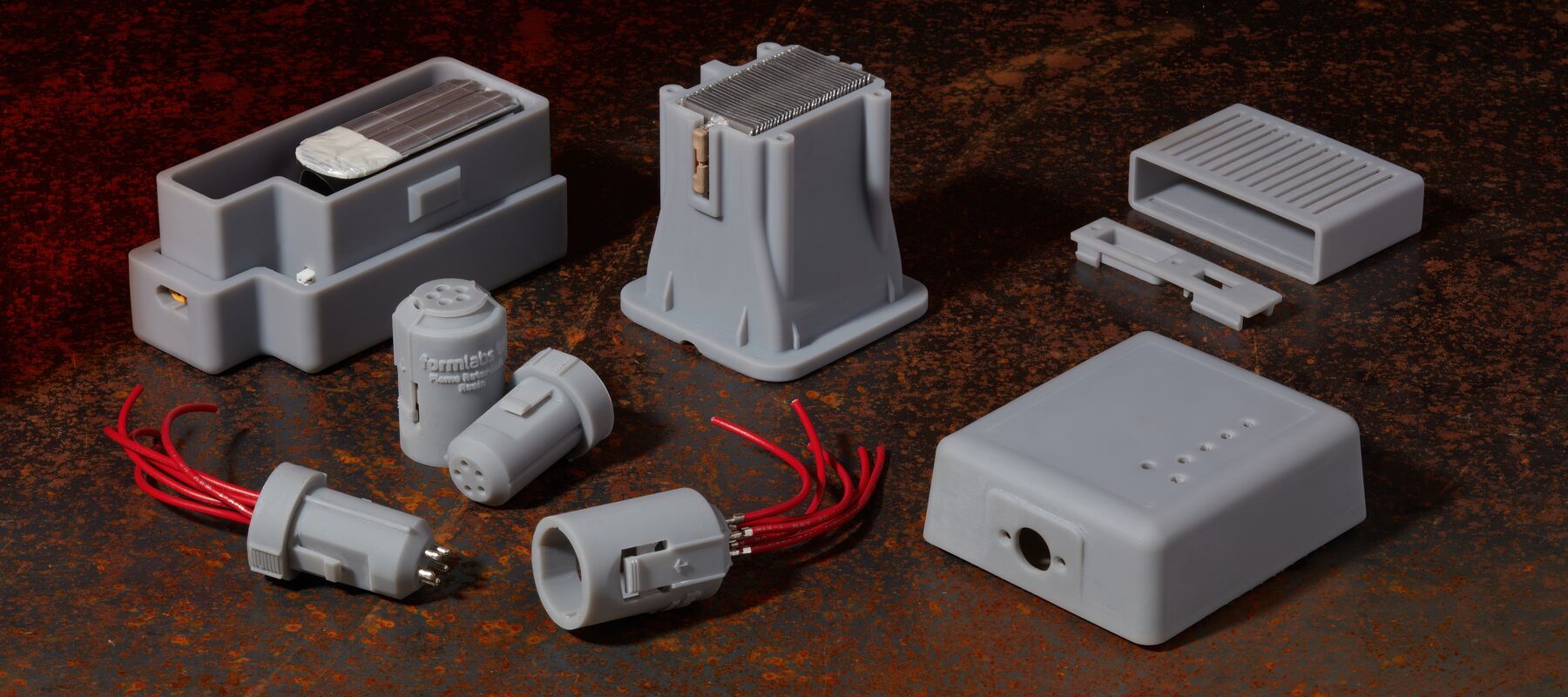 Formlabs Flame Retardant Resin – flammhemmendes SLA-Resin für technische Bauteile