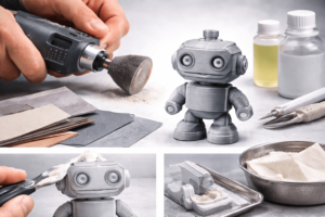 Mechanische Methoden zum 3D Druck glätten 